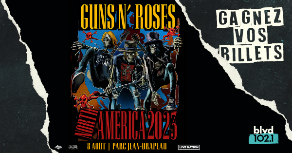 Gagnez vos billets pour Guns N'Roses !