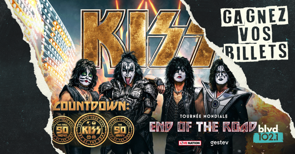 Gagnez vos billets pour KISS!