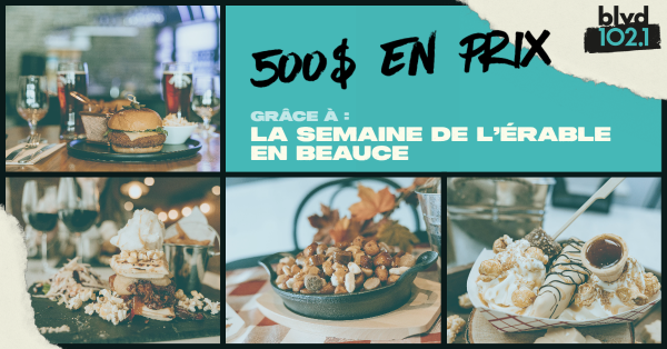 Destination Beauce vous présente la Semaine de l'érable!