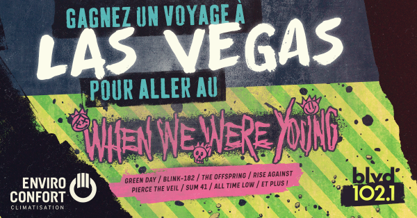 Gagnez un voyage au When we were young Festival de Vegas!