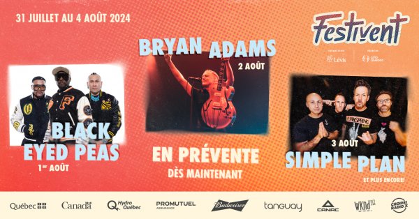 Gagnez vos passeports pour le Festivent 2024!