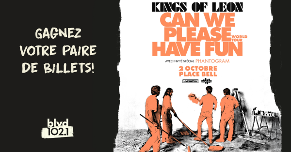 Gagnez vos billets pour Kings of Leon