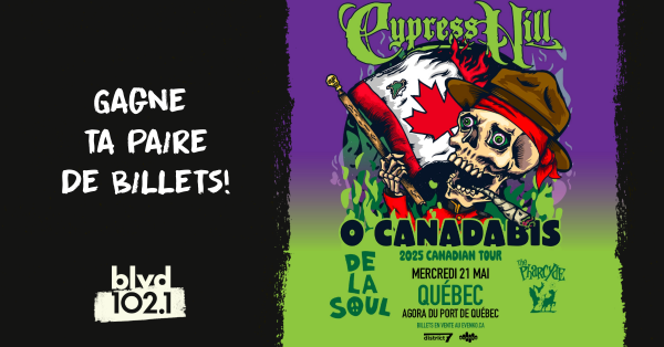 Gagne tes billets pour aller voir Cypress Hill