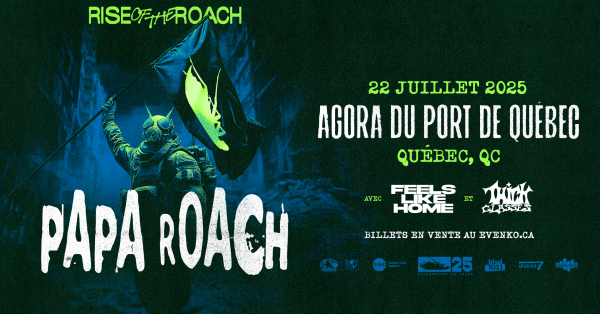 Papa Roach en spectacle à Québec!