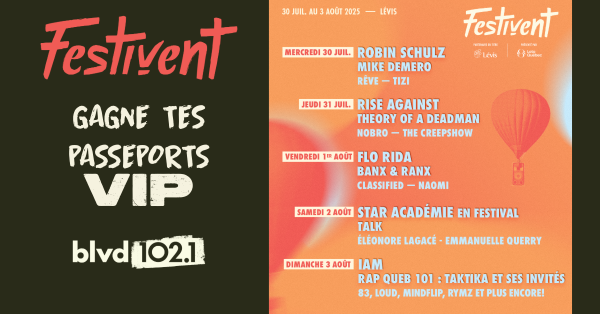 La toune du jour « Festivent »