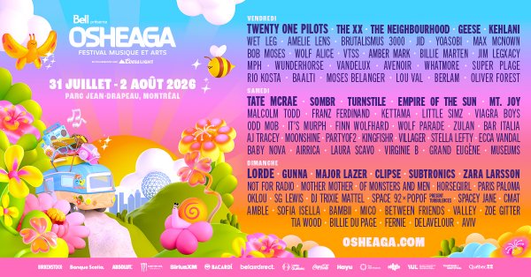 BLVD 102,1 vous envoie à Osheaga!