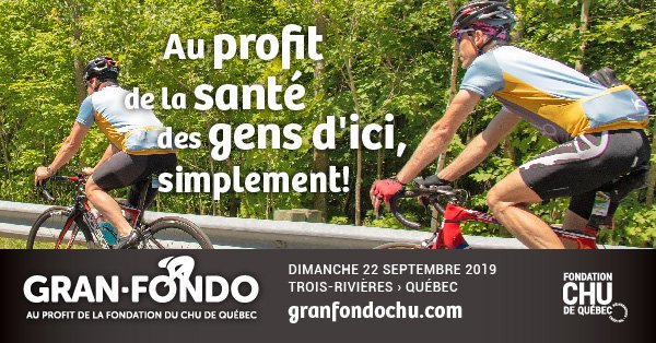 Défi vélo Trois-Rivières Québec – Fondation du CHU de Québec 