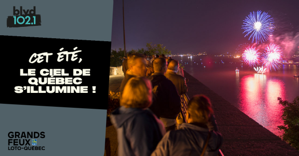 Cet été, le ciel s'illumine avec les Grands Feux Loto-Québec
