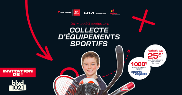 Collecte d'articles sportifs