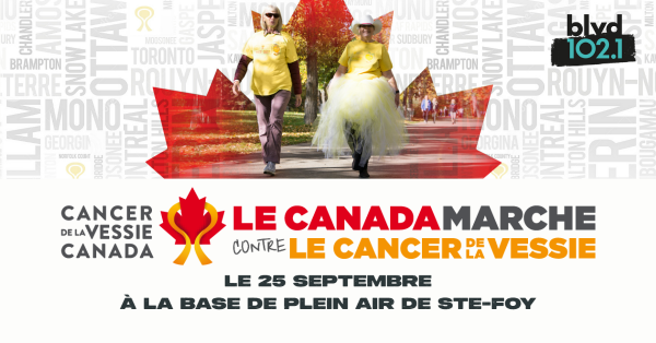Venez marcher contre le cancer de la vessie!