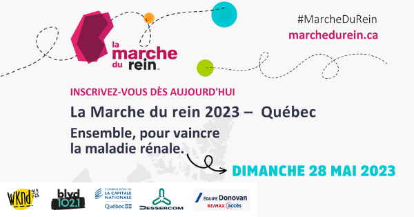 BLVD 102,1 vous invite à la Marche du rein!