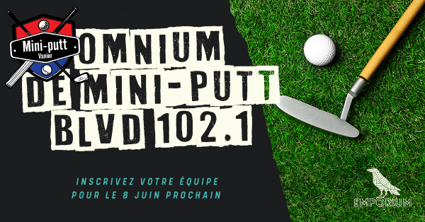 Omnium de mini-golf BLVD 102,1 