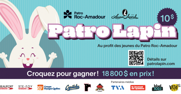 Croquez pour gagner...Le Patro Lapin est de retour!