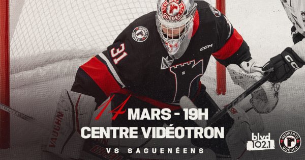 Soirée BLVD au match des Remparts 