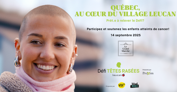 Le Défi au cœur du village Leucan à Québec