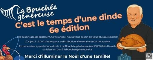 C’est le temps d’une dinde !