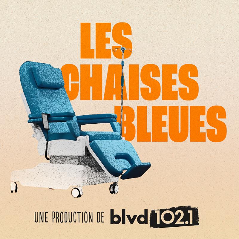 Les chaises Bleues