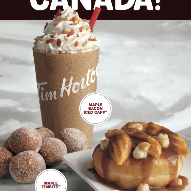 Tim Hortons lance un beigne pour souligner le 150ième anniversaire du Canada...et on n'est pas certain du résultat!