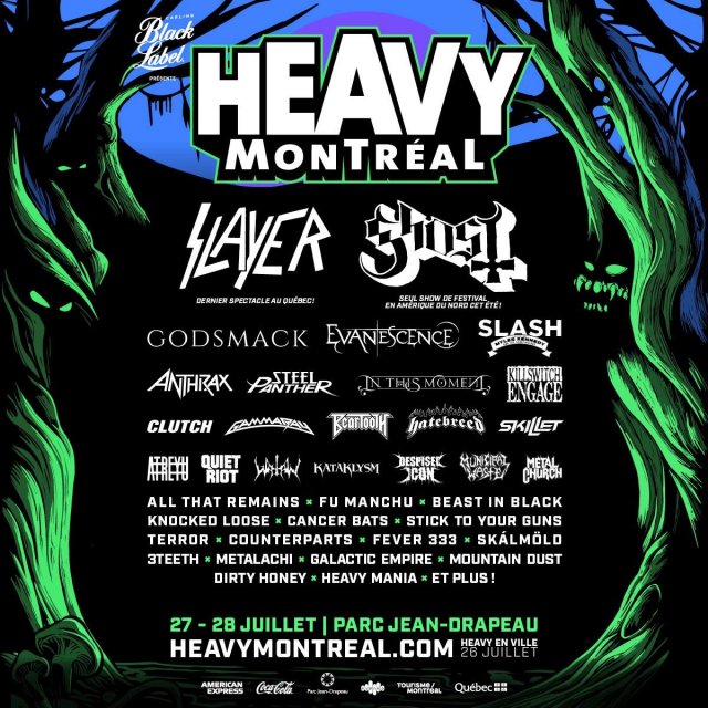 La programmation du Heavy Montréal est officialisée! 